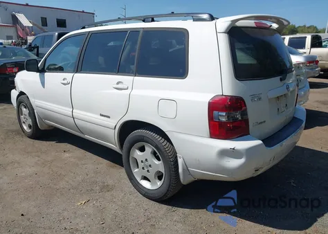 2007 Toyota Highlander Limited V6 from USA, damaged, VIN JTEEP21A470231610